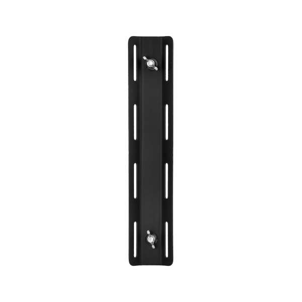 Tecline Aluminium-Monoadapter mit Schrauben und Muttern, schwarz, 270 g