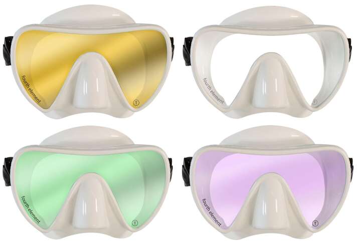 Fourth Element Tauchermaske Scout weiß