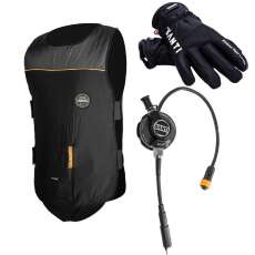 Santi Premium+ Set Heizweste, Beheizte Handschuhe & ThermoValve XL SiTech / 303