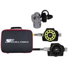 Scubaforce Atemregler Vorteilset Black Devil Pro Flex mit...