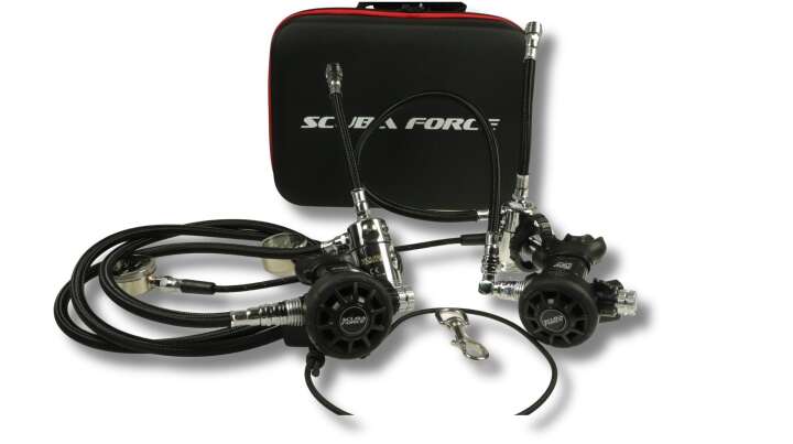 Scubaforce Atemregler Black Devil Sidemount Set Flex – Atemregler für Tec- und Sidemount-Taucher
