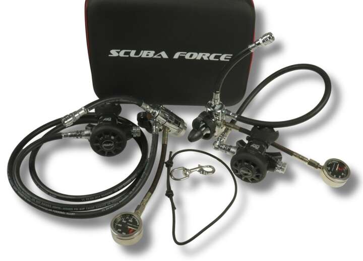 ScubaForce Black Devil Sidemount Set – Atemregler für Tec- und Sidemount-Taucher