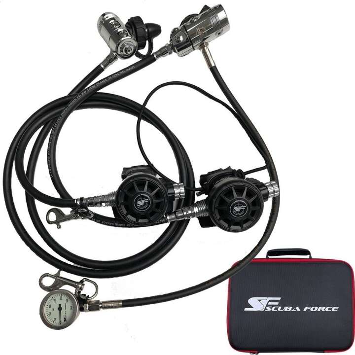 Scubaforce Atemregler Black Devil SM Twin Tec Set Flex – Premium-Atemregler-Set für anspruchsvolle Taucher