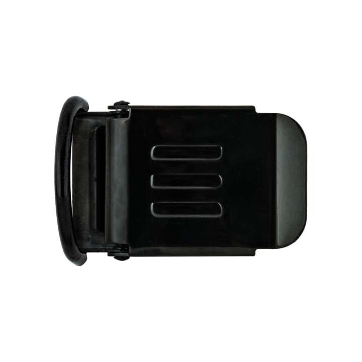 Tecline Edelstahl-Gurtschnalle (50 mm) mit integriertem D-Ring, Military Line