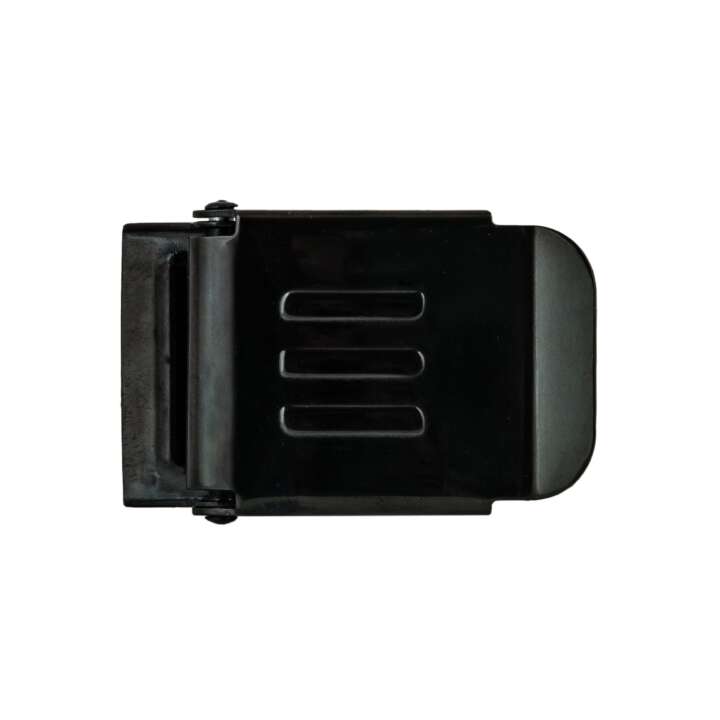 Tecline Edelstahl-Gurtschnalle, Logo E, Military Line