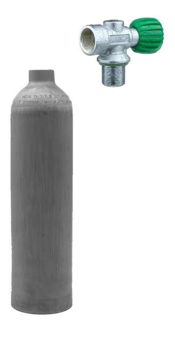 3L MES Alu Rebreather Sauerstoff O2 Flasche 200 bar