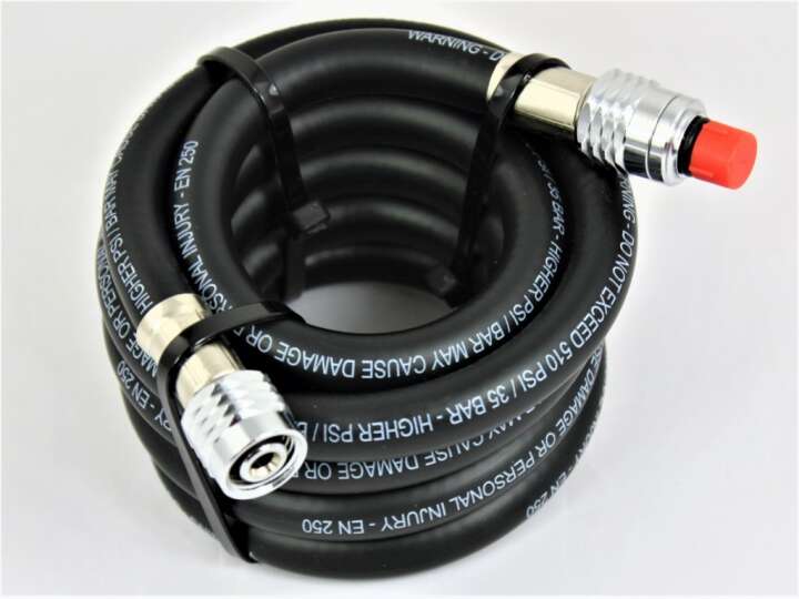 Apeks ND Mitteldruckschlauch 3/8" 210cm Sauerstoffrein / O2 Clean