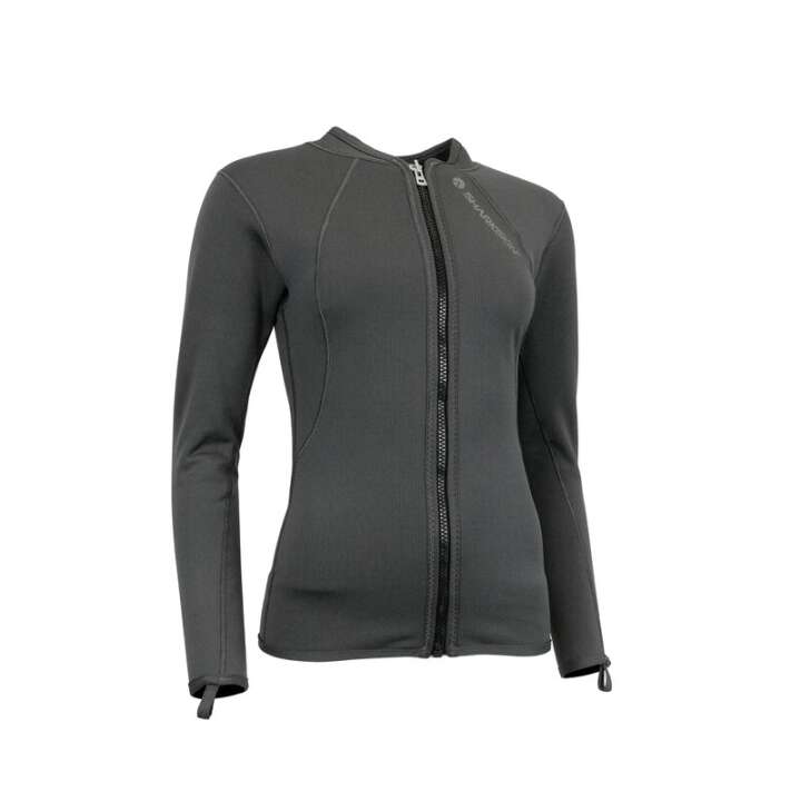 Sharkskin T2 Chillproof Top Long Sleeve mit Frontreißverschluss Lady