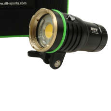 Riff MLV 3 COB II Videolampe mit Spot Rot und UV-Licht
