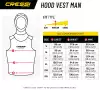 Cressi Unterziehhemd mit Kopfhaube, Hooded Vest 2,5mm Men