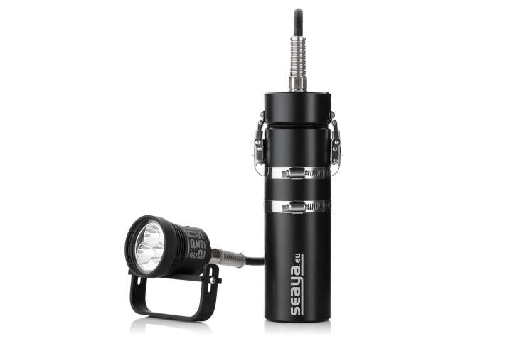 Seaya Tanklampe, Tauchlampe LED 70W Spot mit Akkutank 41,4Ah