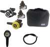 Scubapro Kaltwasser Atemregler Set MK17 EVO2 (2x), S600 mit S270 Octopus, Tasche, Finimeter und Inflatorschlauch