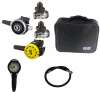 Scubapro Kaltwasser Atemregler Set MK17 EVO (2x), G260 mit R105 Octopus, Tasche, Finimeter und Inflatorschlauch