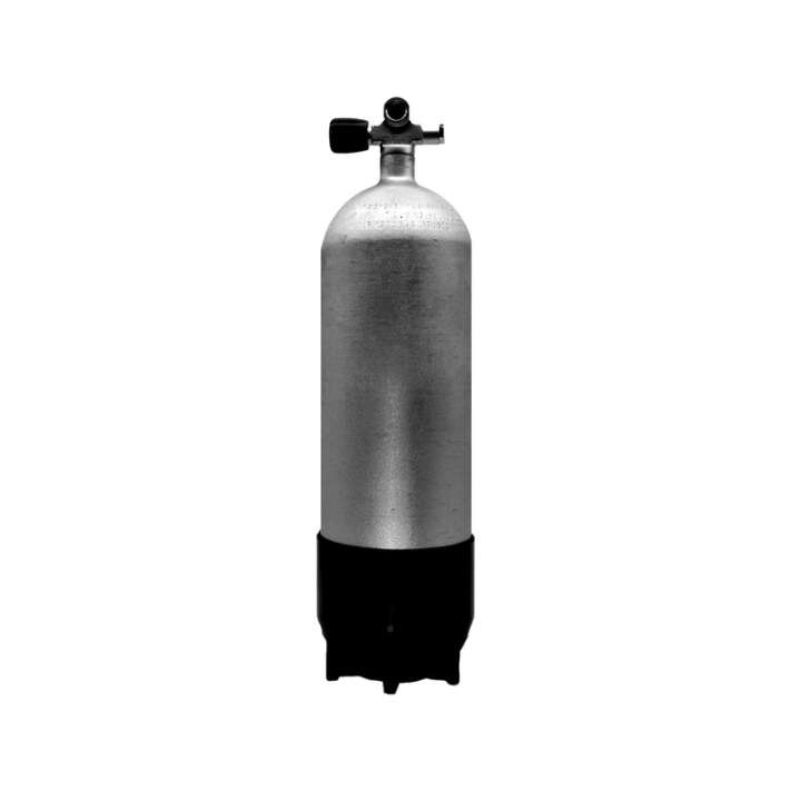 Faber Tauchflasche, Sidemount 7 L/230 bar "Hot Dipped" mit Standfuß und Brückenventil 12544LI