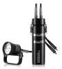 Seaya Tanklampe, Tauchlampe DUAL LED 70W Spot mit Akkutank 41,4Ah mit E/O Cord Kabel