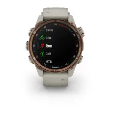 Garmin Tauchcomputer Descent™ Mk3i – 43 mm, goldfarbend mit Silikonarmband