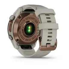 Garmin Tauchcomputer Descent™ Mk3i – 43 mm, goldfarbend mit Silikonarmband