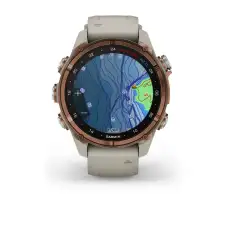 Garmin Tauchcomputer Descent™ Mk3i – 43 mm, goldfarbend mit Silikonarmband