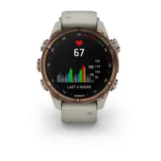 Garmin Tauchcomputer Descent™ Mk3i – 43 mm, goldfarbend mit Silikonarmband