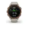 Garmin Tauchcomputer Descent™ Mk3i – 43 mm, goldfarbend mit Silikonarmband