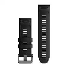 Garmin Silikon QuickFit®-Armband, Schwarz 26 mm