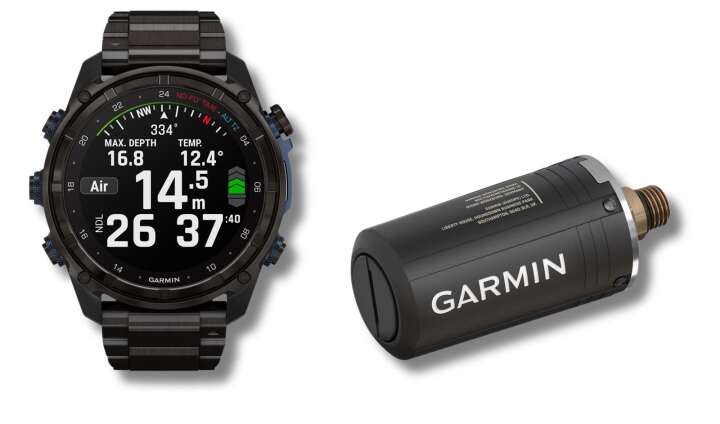 Garmin Tauchcomputer Descent™ Mk3i – 51 mm schwarz/titan mit Transmitter Descent T2
