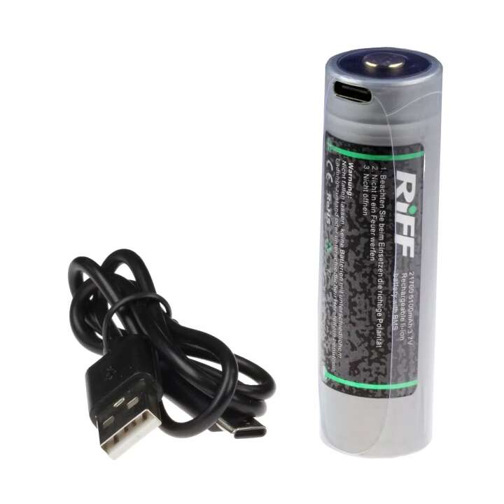 RiFF Akku 21700 BMS & USB-C Anschluss