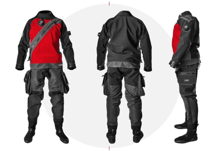 Santi Demoanzug LS Trockentauchanzug E.Lite PLUS, elite PLUS Man