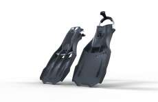 Apeks Geräteflossen, Tec Flossen mit Springstraps...