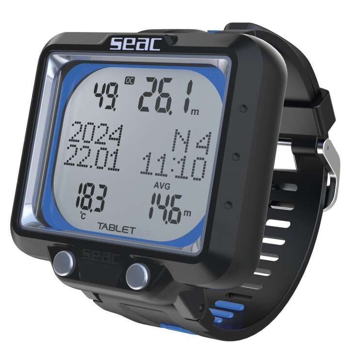 Seac Tauchcomputer Tablet Schwarz/Blau
