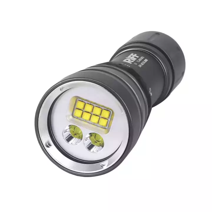 Riff Tauchlampe, Handlampe TL 4000 MK2 titangrau