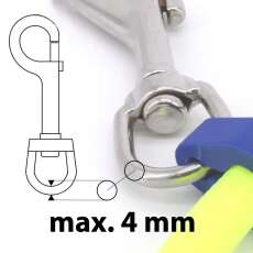 Single Quick Release Schlauchclips Grün