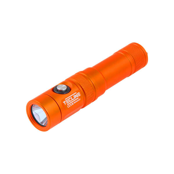 Tecline Tauchlampe LED-Leuchte US-17 Orange, 2000 Lumen