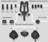 xDEEP STEALTH 2.0 REC Full Set - Sidemount Komplettset lightgrey