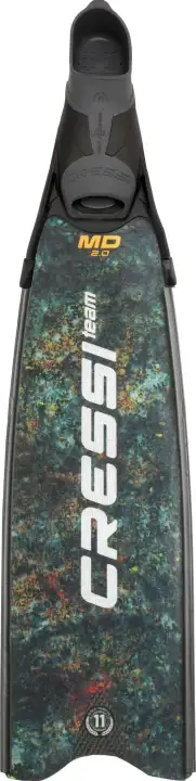 Cressi Apnoeflossen Gara Turbo Carbon MD camouflage grün
