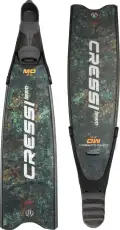 Cressi Apnoeflossen Gara Turbo Carbon MD camouflage grün